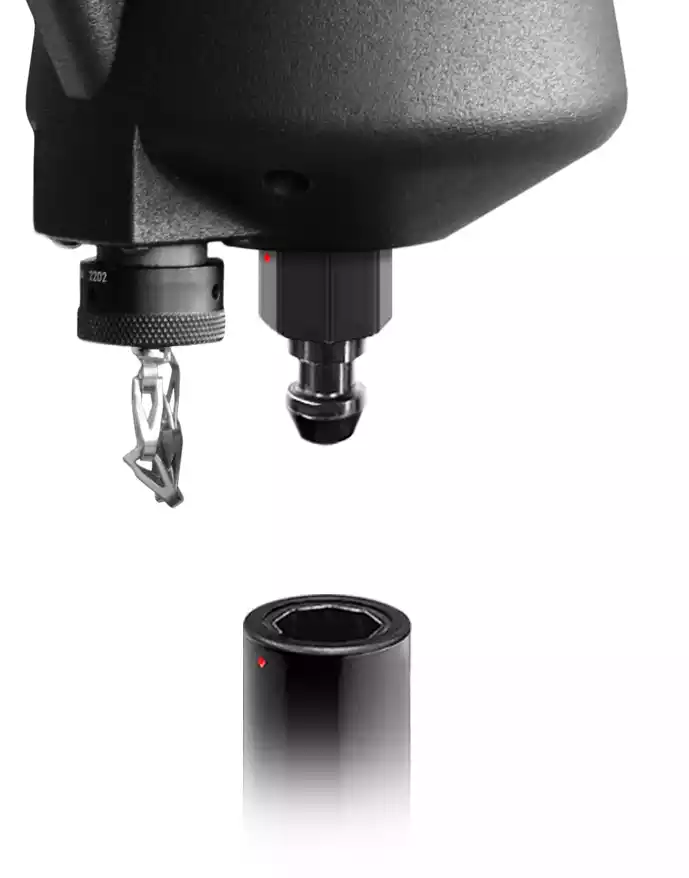 HERON LITE - easy attachment system to secure the measuring head on different supports