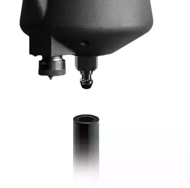 HERON MS TWIN Color - easy quick release adapter system to secure the measuring head on different supports
