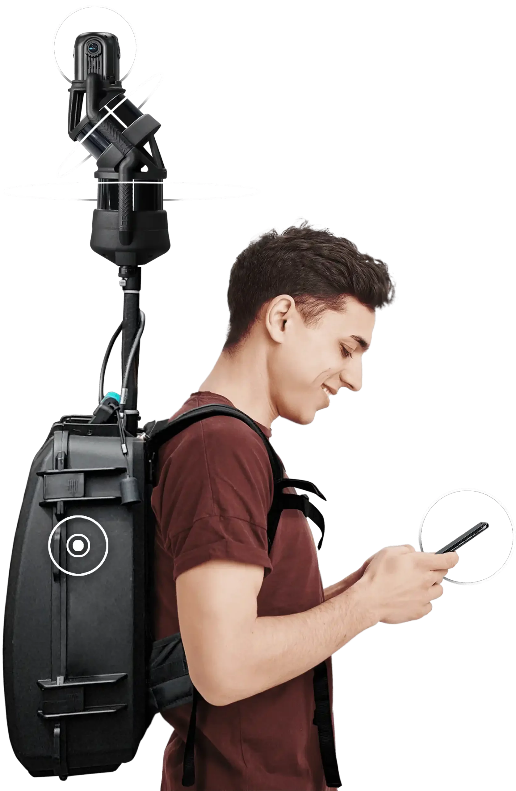 HERON MS TWIN Color - Wearable and compact